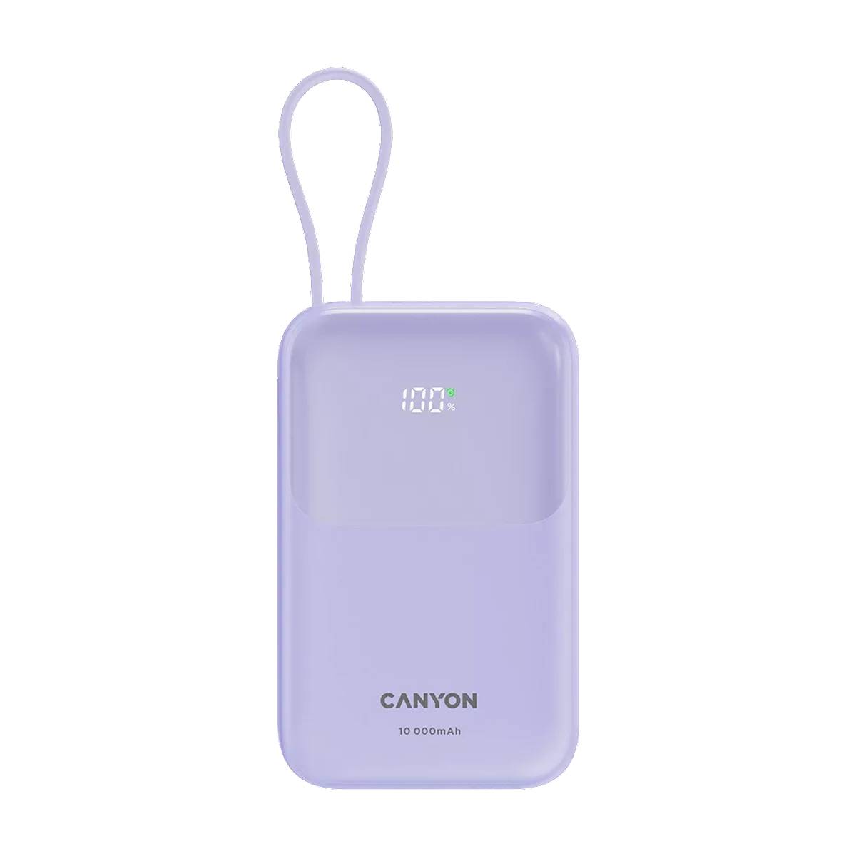 CANYON CNS-CPB101PU OnPower 101 Φορητή Μπαταρία 10000 mAh, Μωβ