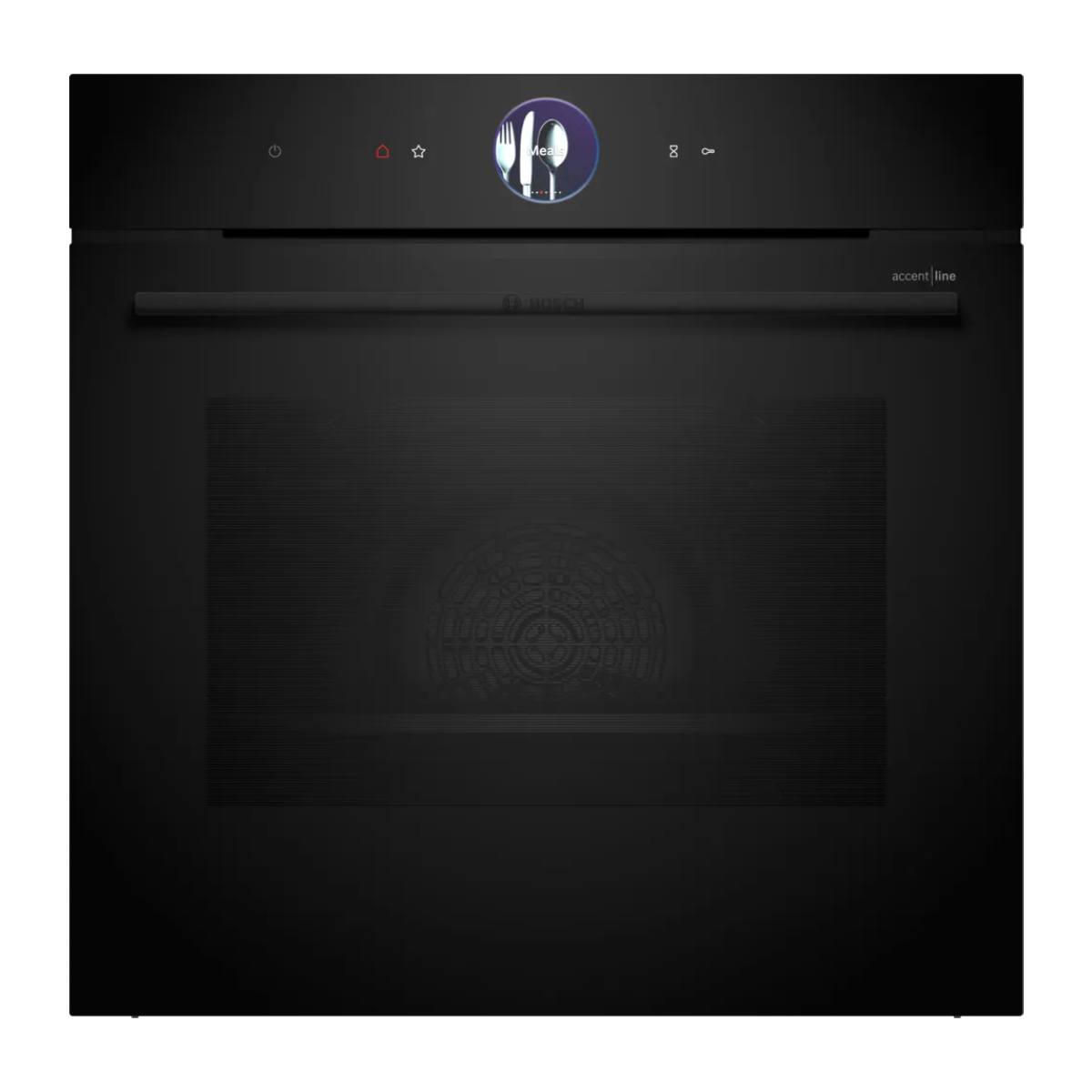 BOSCH HBG976MB1 Accent Line Εντοιχιζόμενος Φούρνος με Air Fry 71 Λίτρα, Μαύρο