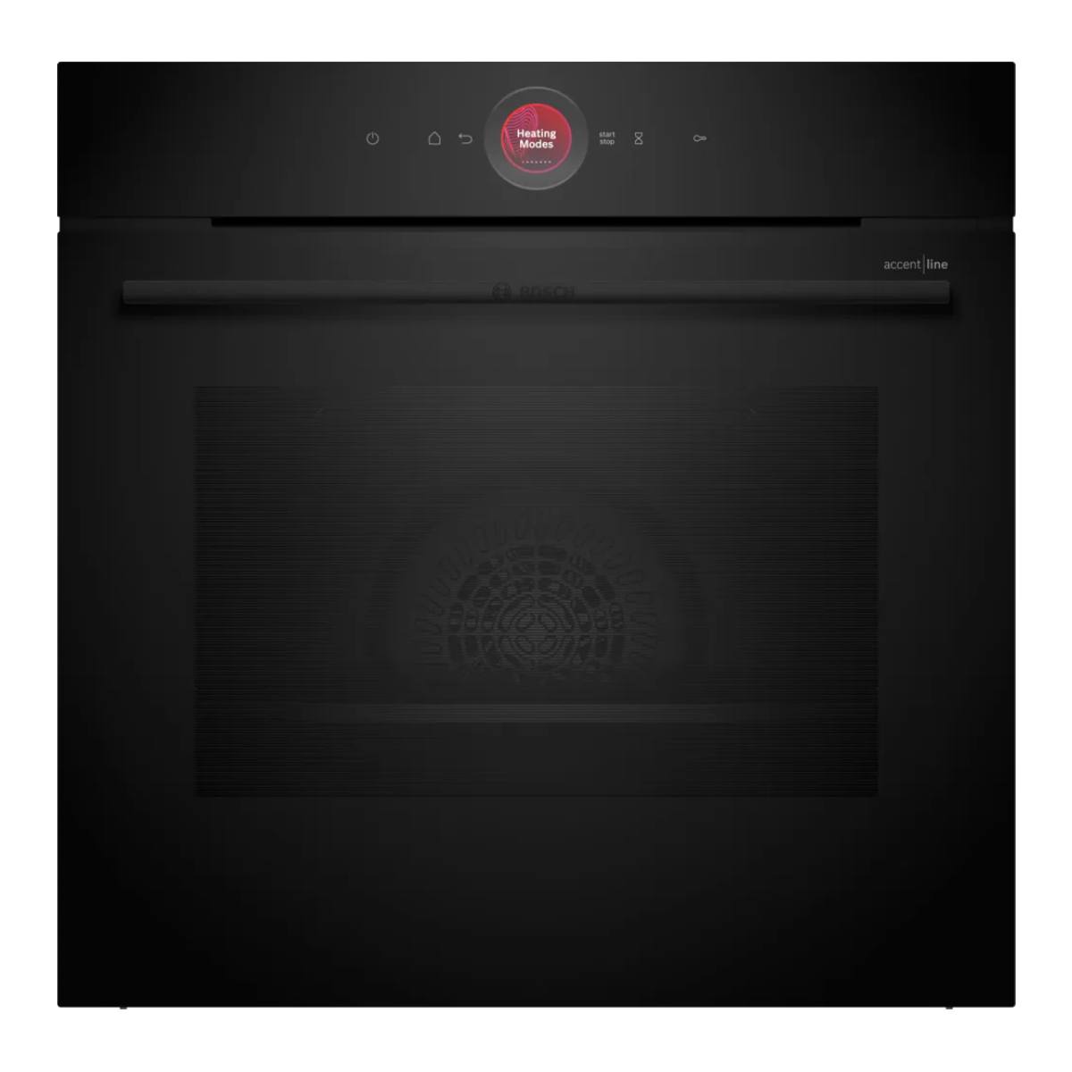 BOSCH HBG974LB1 Accent Line Εντοιχιζόμενος Πυρολυτικός Φούρνος 71 Λίτρα, Μαύρο