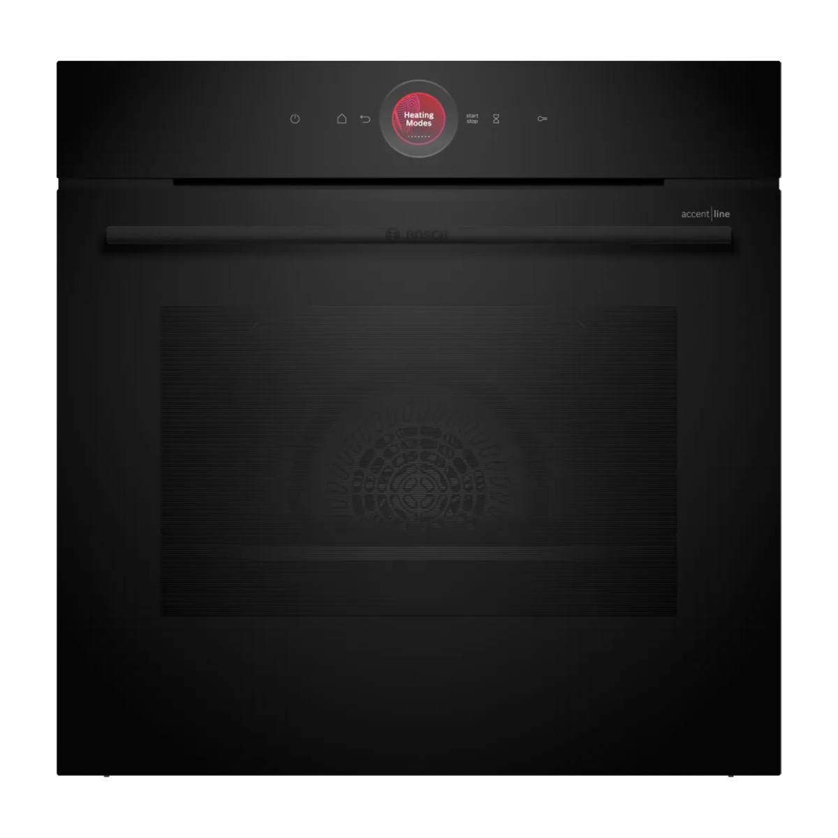 BOSCH HBG934BB1 Accent Line Εντοιχιζόμενος Φούρνος με Υδρόλυση 71 Λίτρα, Μαύρο