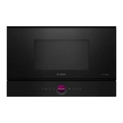 BOSCH BFL9221B1 Accent Line Εντοιχιζόμενος Φούρνος Μικροκυμάτων 38 cm, Μαύρο