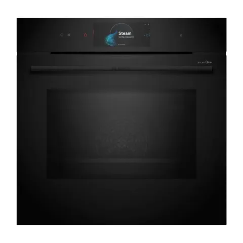 BOSCH HNG978NB1 Accent Line Εντοιχιζόμενος Φούρνος με Ατμό και Μικροκύματα 67 Λίτρα, Μαύρο