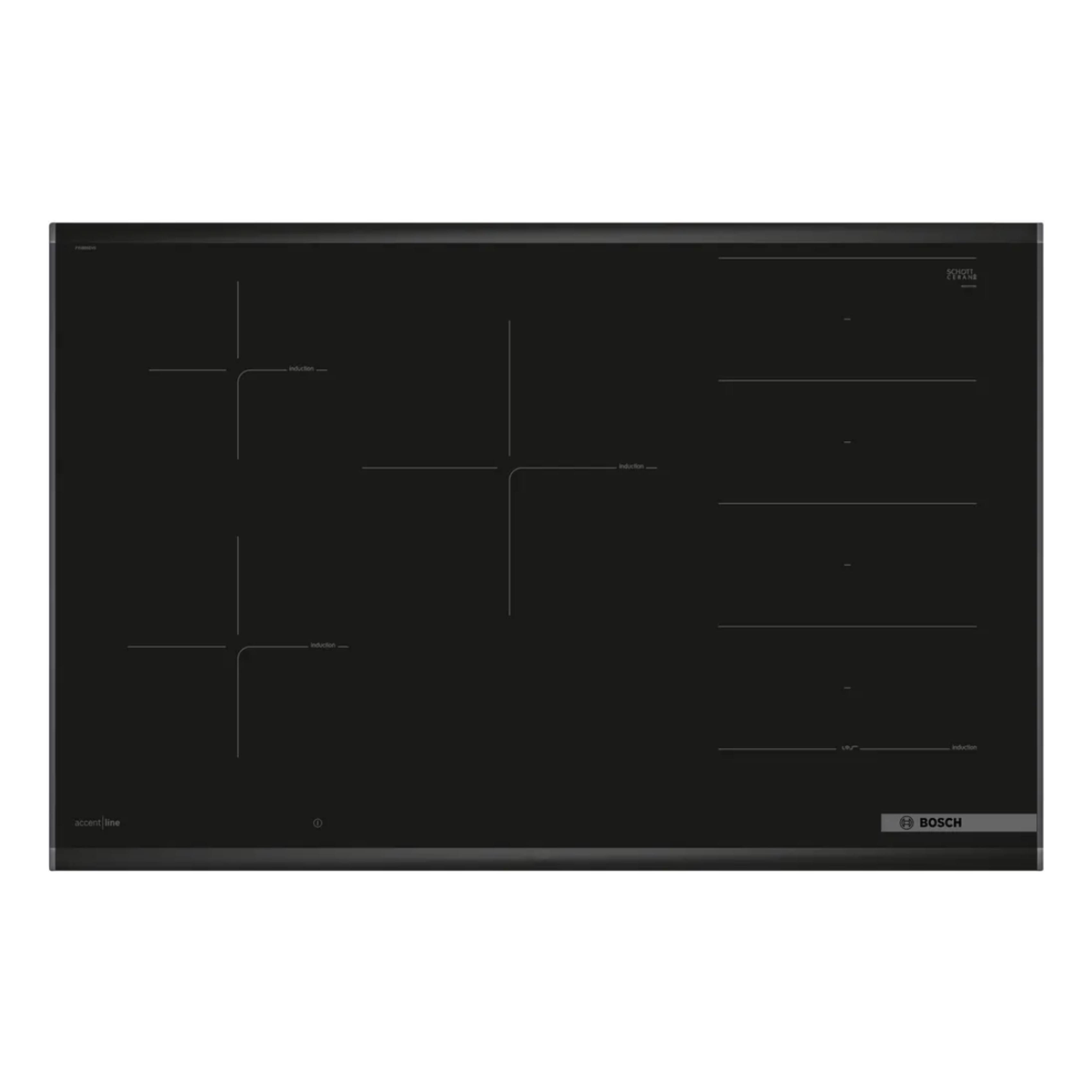 BOSCH PXV895DV5E Επαγωγική Εστία, 80 cm