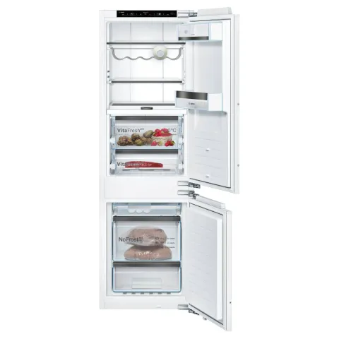 BOSCH KIF86HDD0 Accent Line Εντοιχιζόμενο Ψυγείο με Κάτω Θάλαμο, Άσπρο