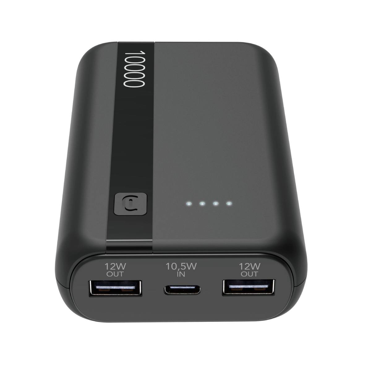 CELLULAR LINE 10.000 Φορητή Μπαταρία/Power Bank 12 Watts, Μαύρο