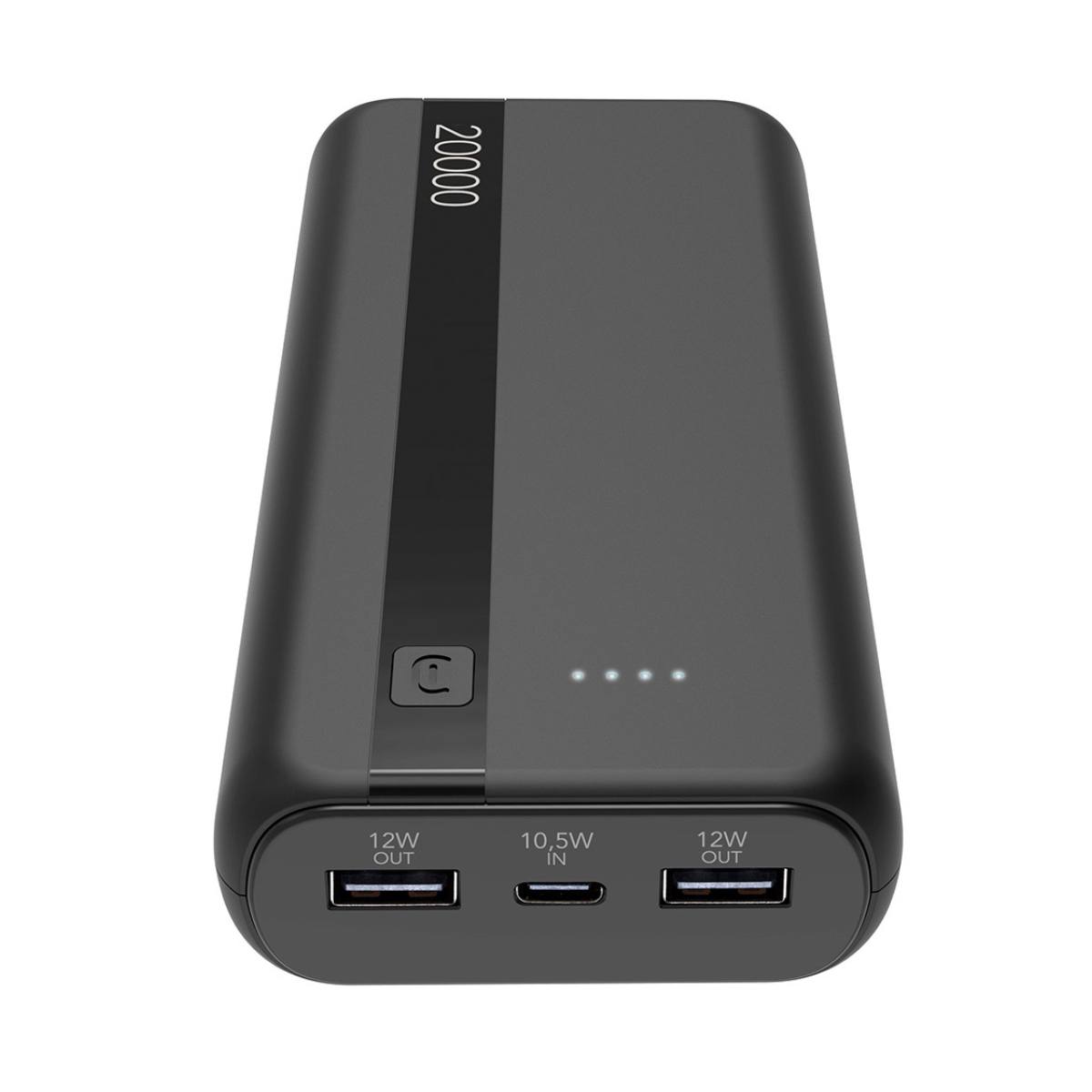 CELLULAR LINE 20.000 Φορητή Μπαταρία/Power Bank 12 Watts, Μαύρο