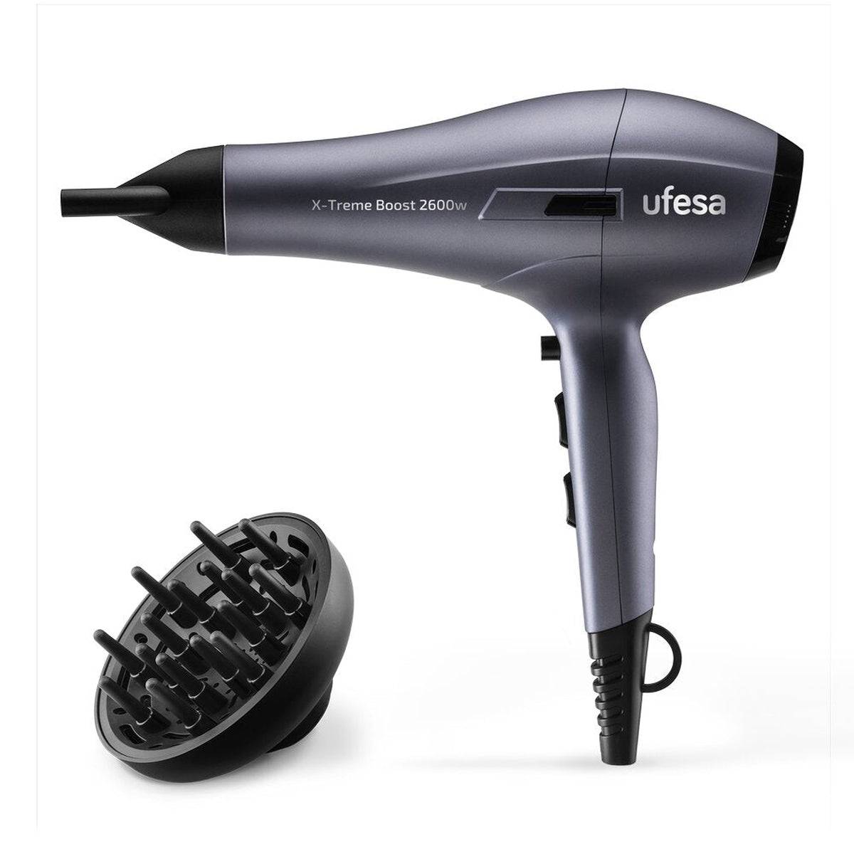 UFESA X-Treme Boost Πιστολάκι Μαλλιών, Γκρίζο