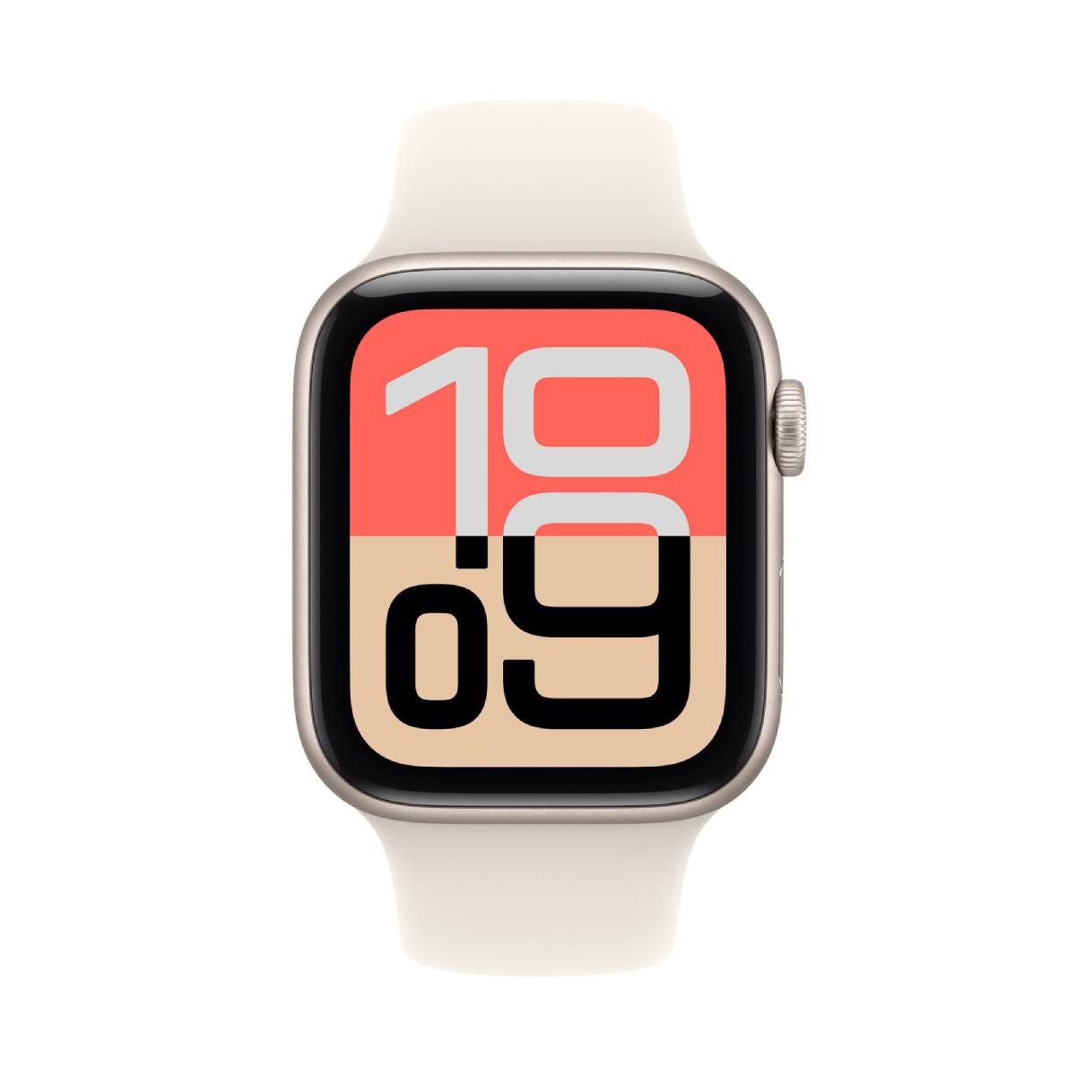 APPLE Watch SE 3 GPS + Cellular Smartwatch 40mm, Starlight Αλουμίνιο με Starlight Αθλητικό Λουράκι S/M