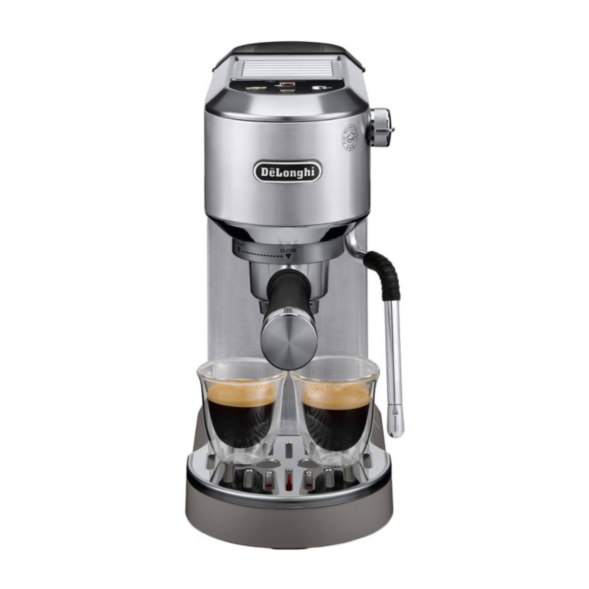 DELONGHI EC890.M Dedica Duo Μηχανή Espressso, Ασημί