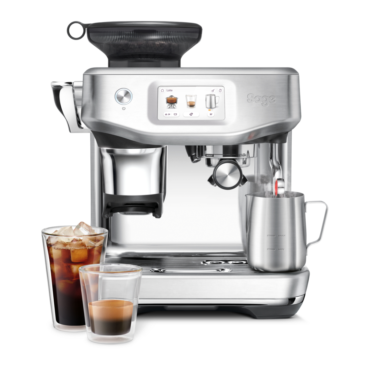 SAGE SES882BSS4GUK1 the Barista Touch Impress Μηχανή Espresso