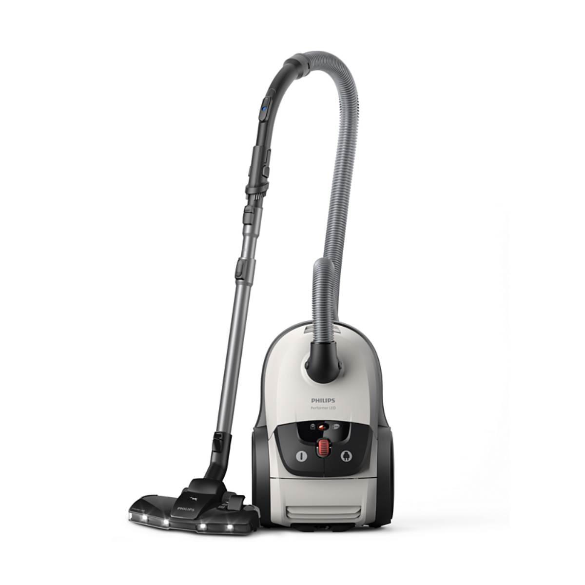 PHILIPS XD8142/12 LED Serie 8000 Ηλεκτρική Σκούπα με Σακούλα, Λευκό