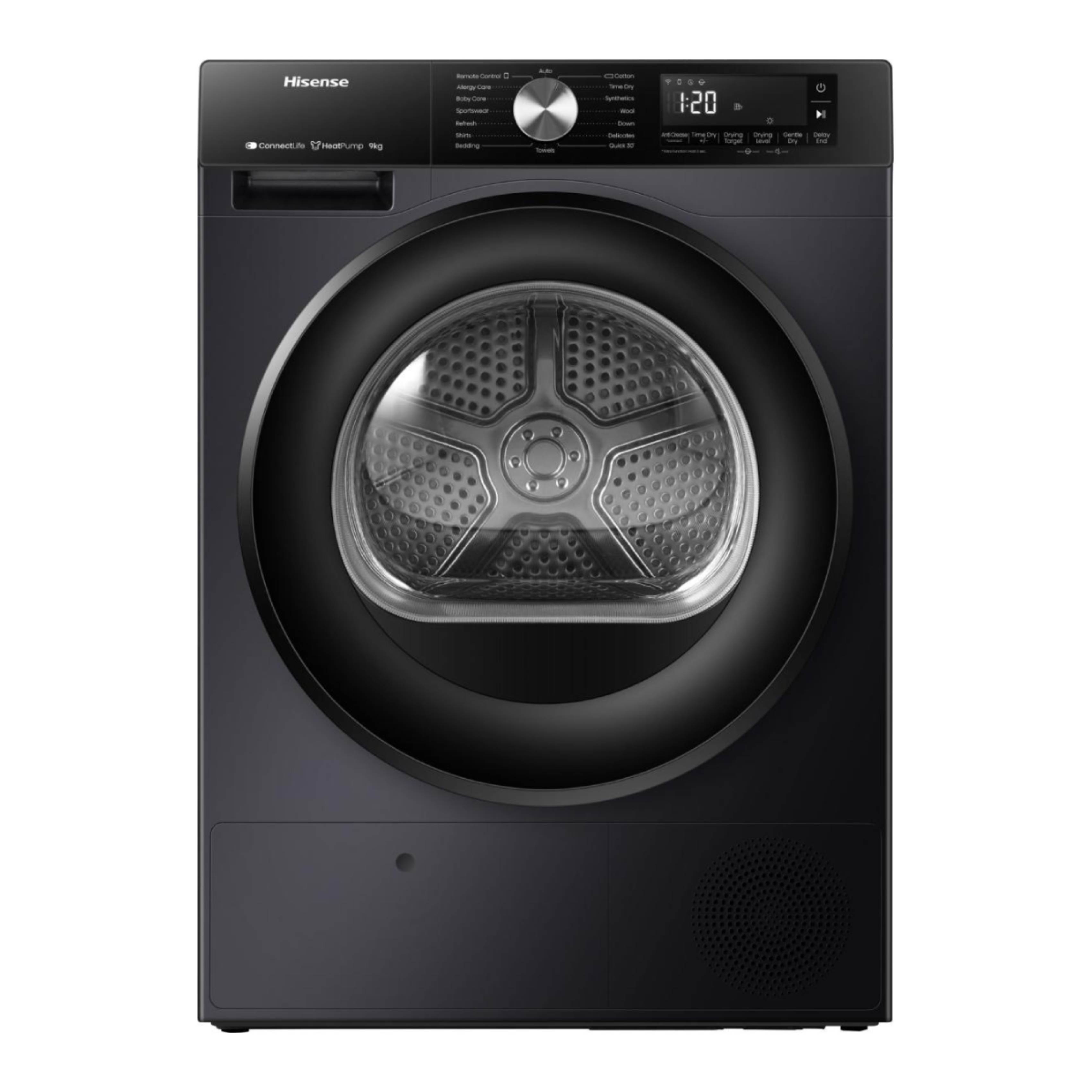 Hisense Dryer 9Kg 3S Series - Black