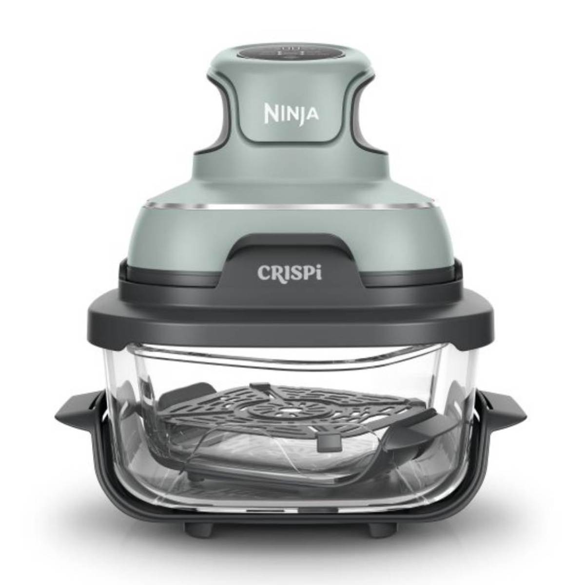 NINJA FN101EUSG Crispi Φορητή Γυάλινη Φριτέζα Αέρος, Απαλό Πράσινο