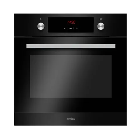 AMICA EBF043SM Εντοιχιζόμενος Φούρνος, Μαύρο