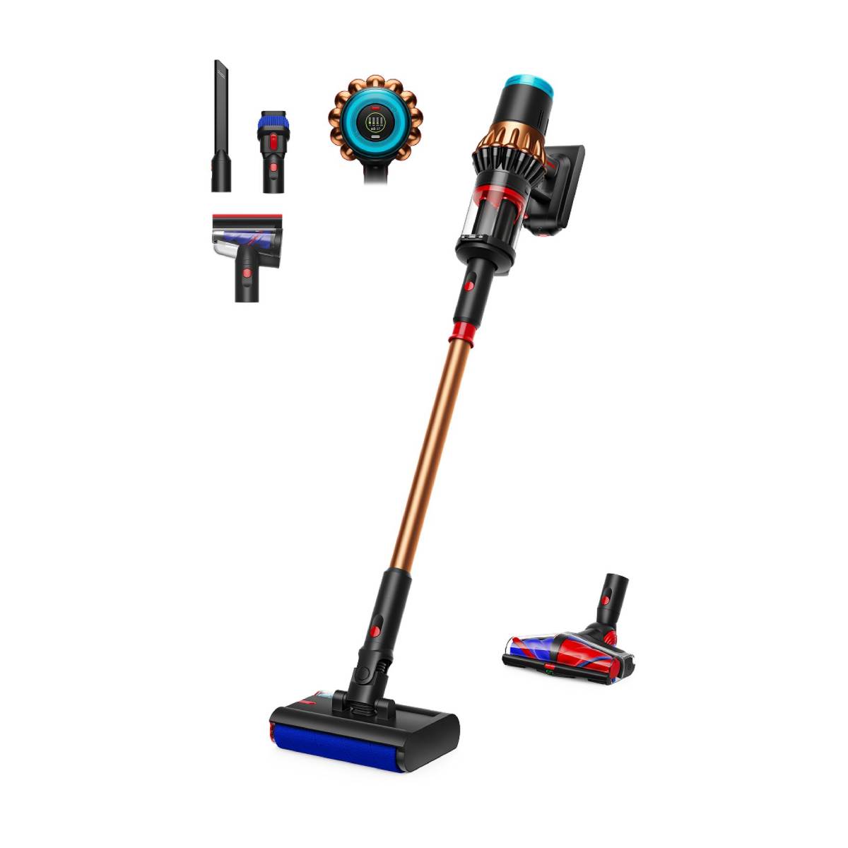 DYSON V16 Piston Animal Submarine Σκούπα – Σφουγγαρίστρα Stick, Μαύρο / Χαλκός