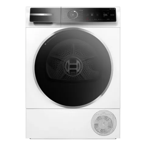 BOSCH WQB246DNBY Σειρά 8 Στεγνωτήριο Ρούχων με Αντλία Θερμότητας 9 kg, Άσπρο
