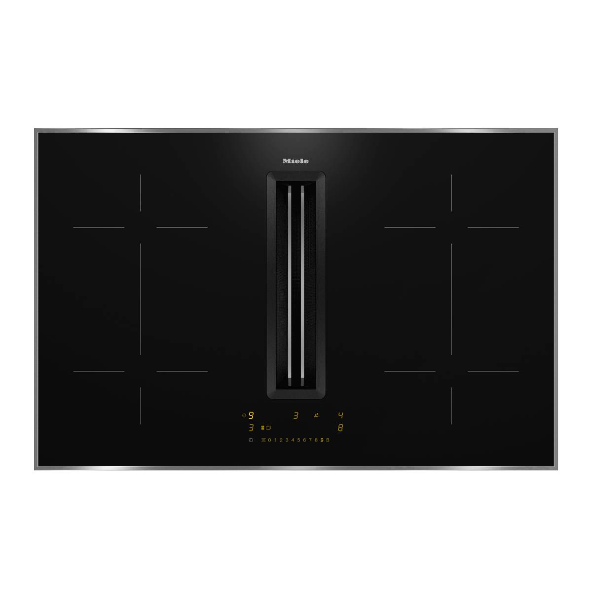 MIELE KMDA7473 FR-A Silence Επαγωγική Εστία με Ενσωματωμένο Απορροφητήρα