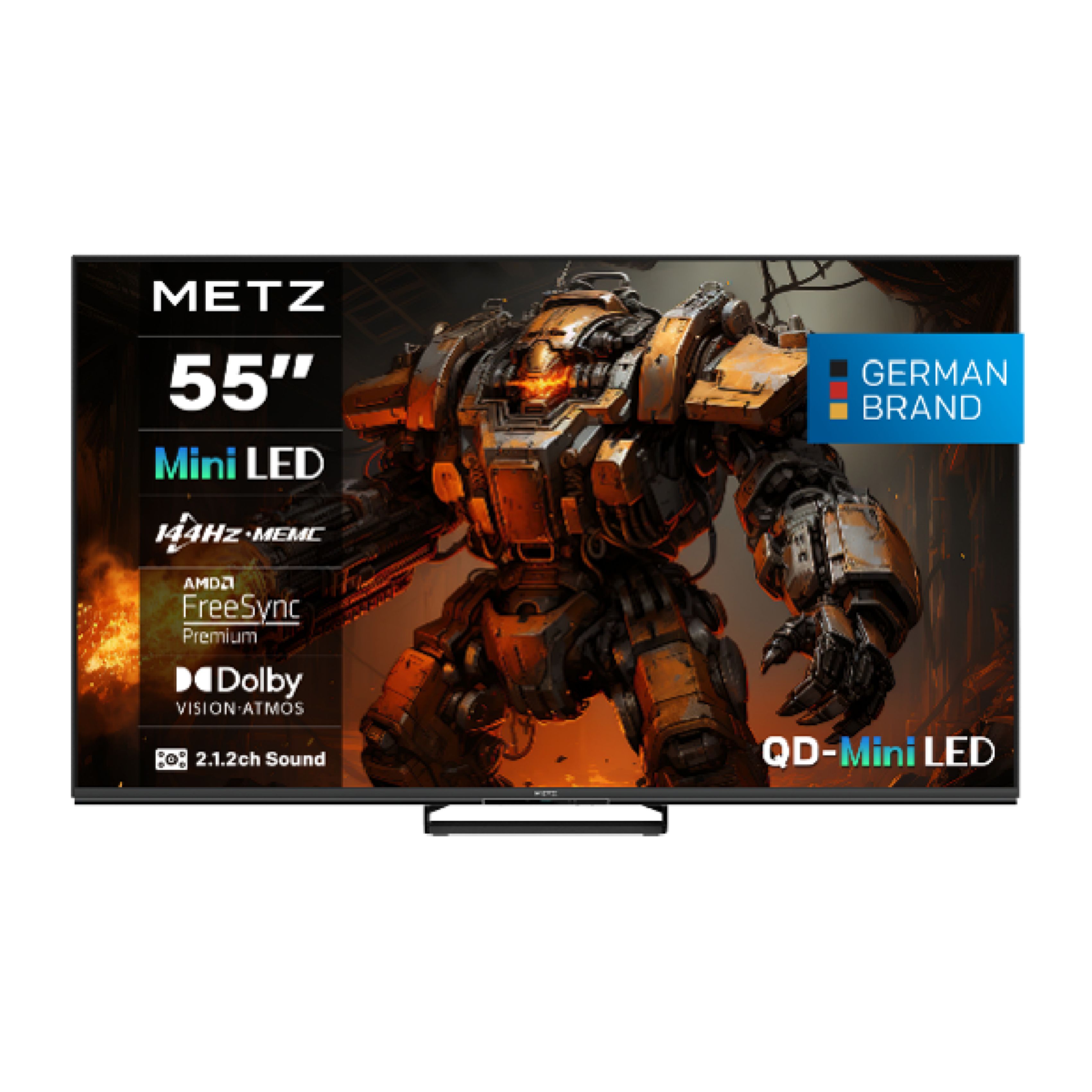 METZ 55MNE8000Z QLED Mini LED 4Κ Google Τηλεόραση, 55″