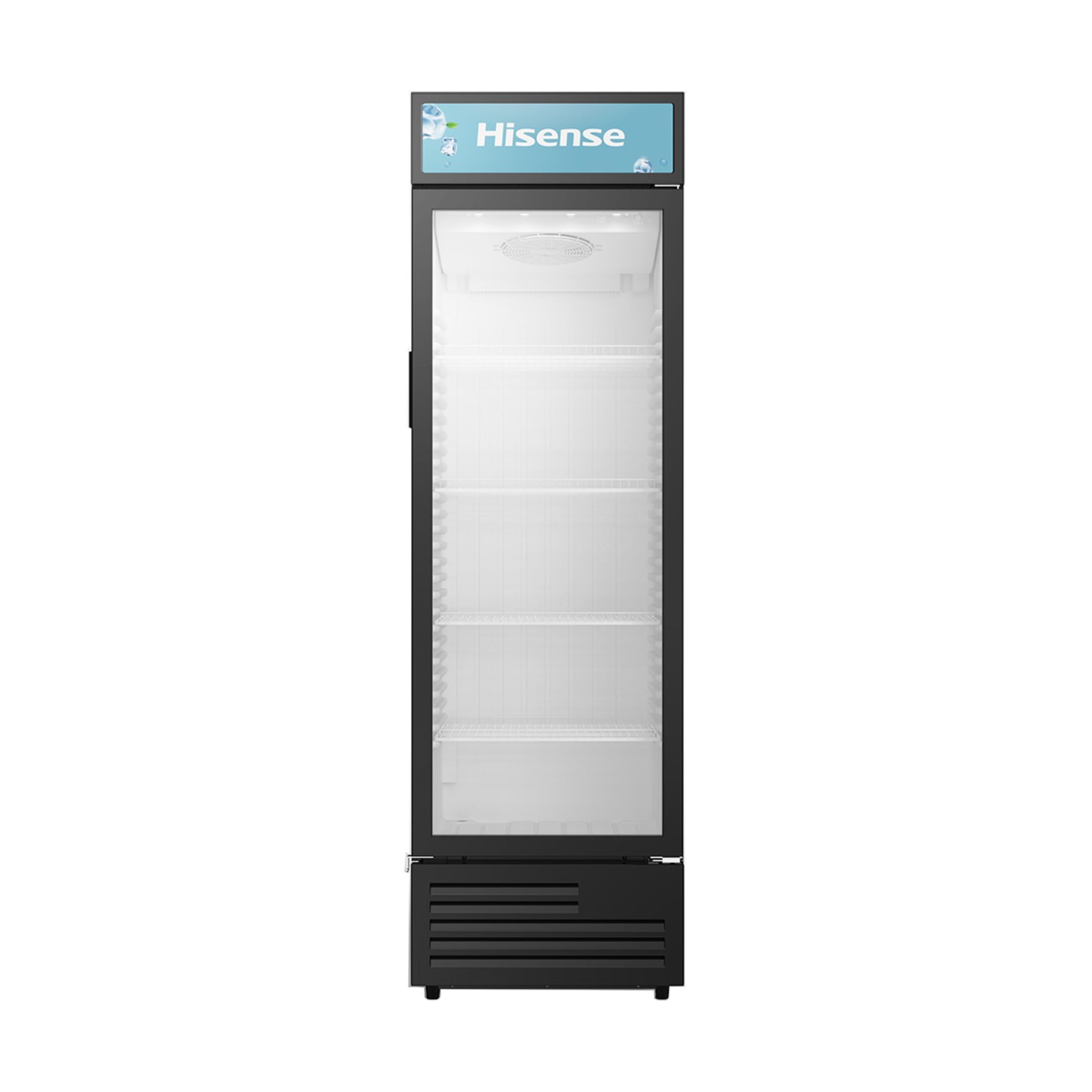 HISENSE CPC381N7ABD Ψυγείο Βιτρίνα, Μαύρο