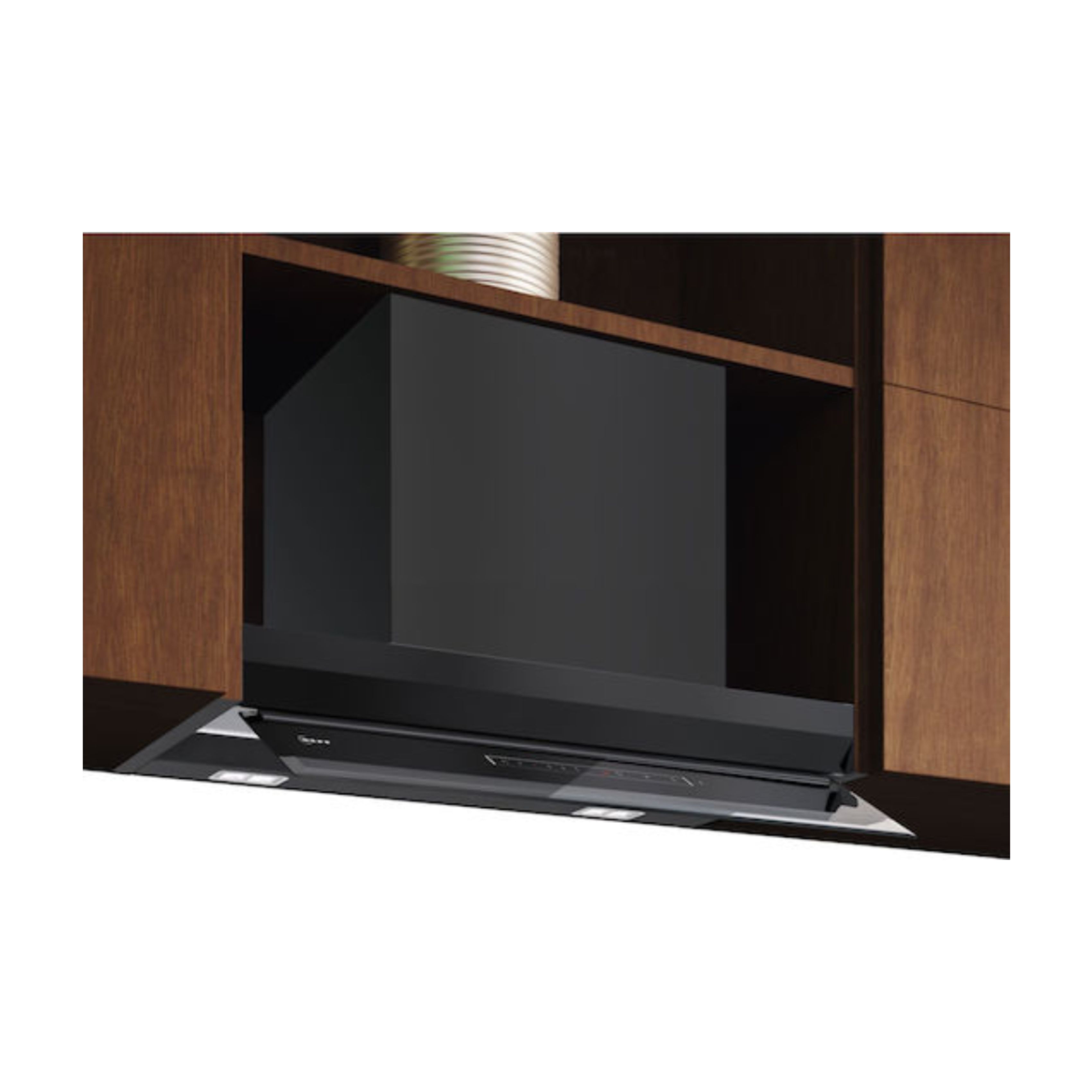 NEFF D69XET2S5 Canopy Εντοιχιζόμενος Απορροφητήρας 60cm, Μαύρο Ματ