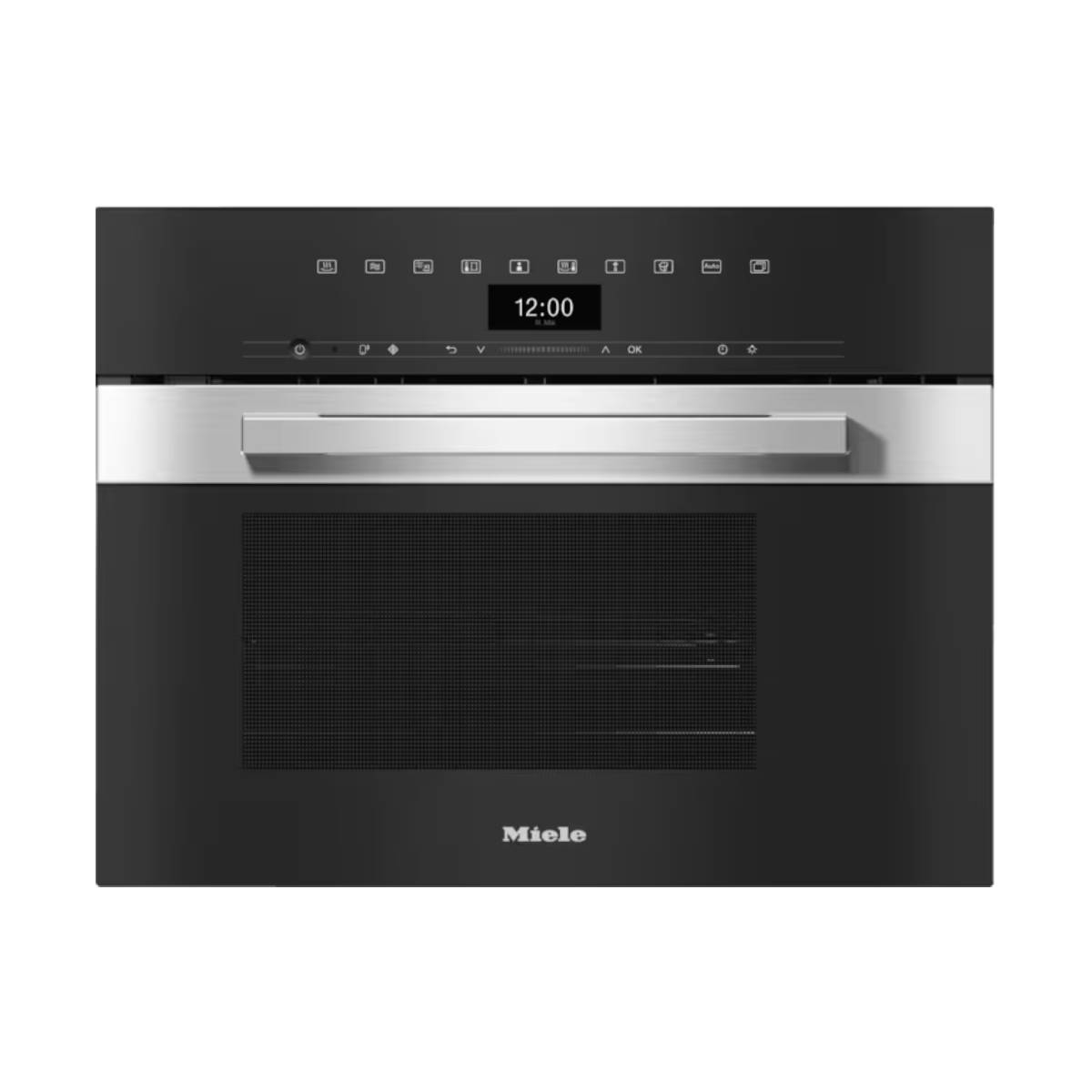 MIELE DGM7440 Εντοιχιζόμενος Φούρνος Ατμού, Ανοξείδωτο CleanSteel, 40 λίτρων