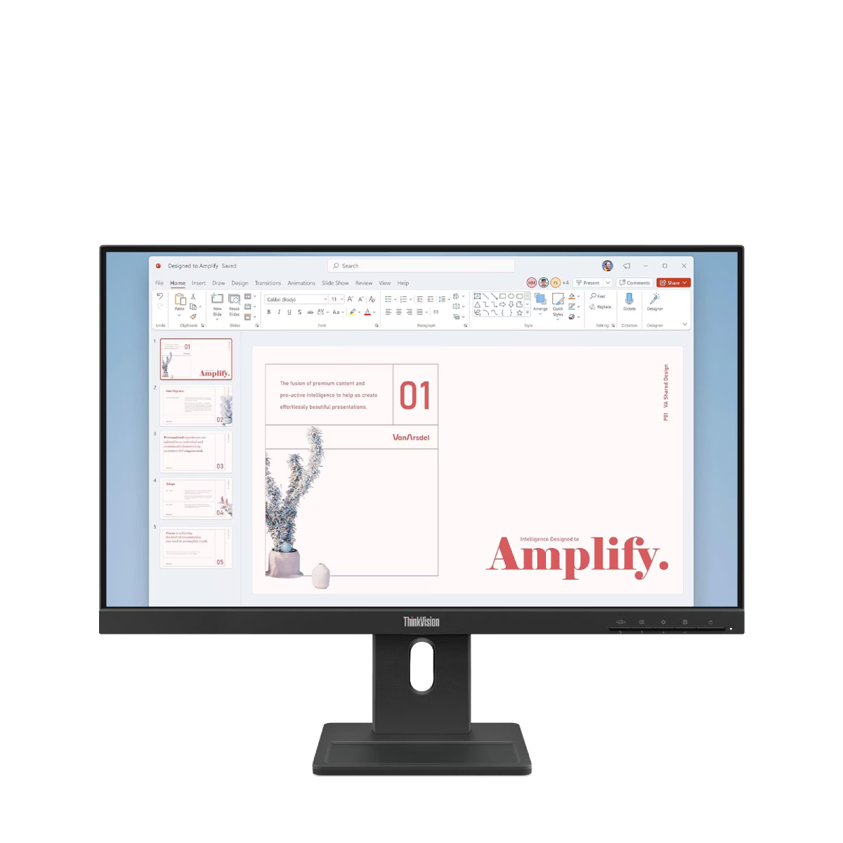 LENOVO 64BAMAT1UK ThinkVision E24-40 Οθόνη Ηλεκτρονικού Υπολογιστή, 23.8″