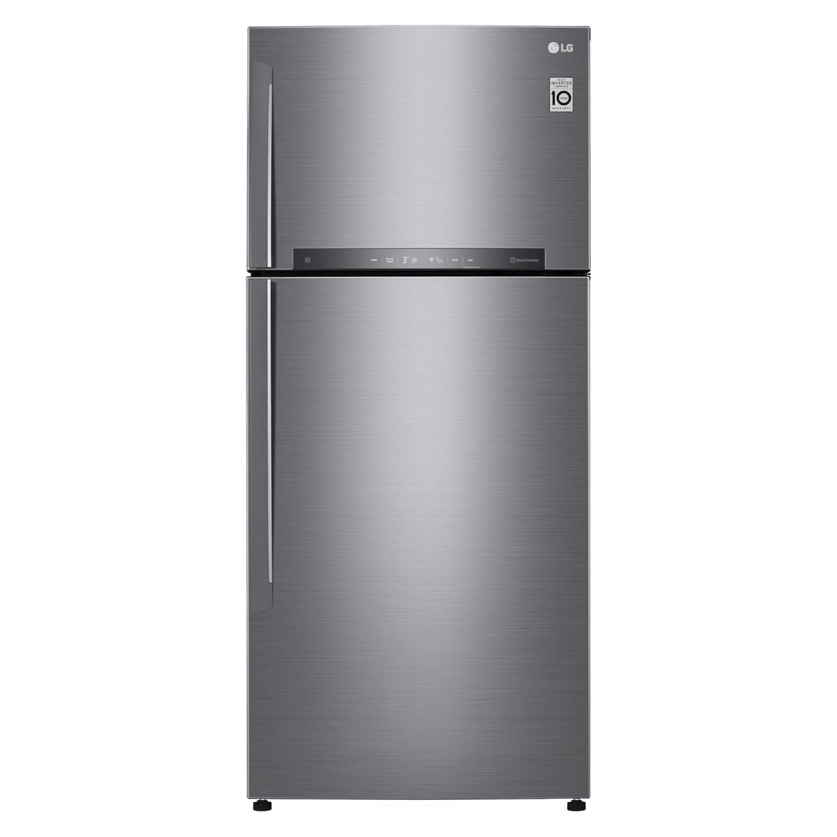 LG GTB744PZHED Ψυγείο με Πάνω Θάλαμο, Inox