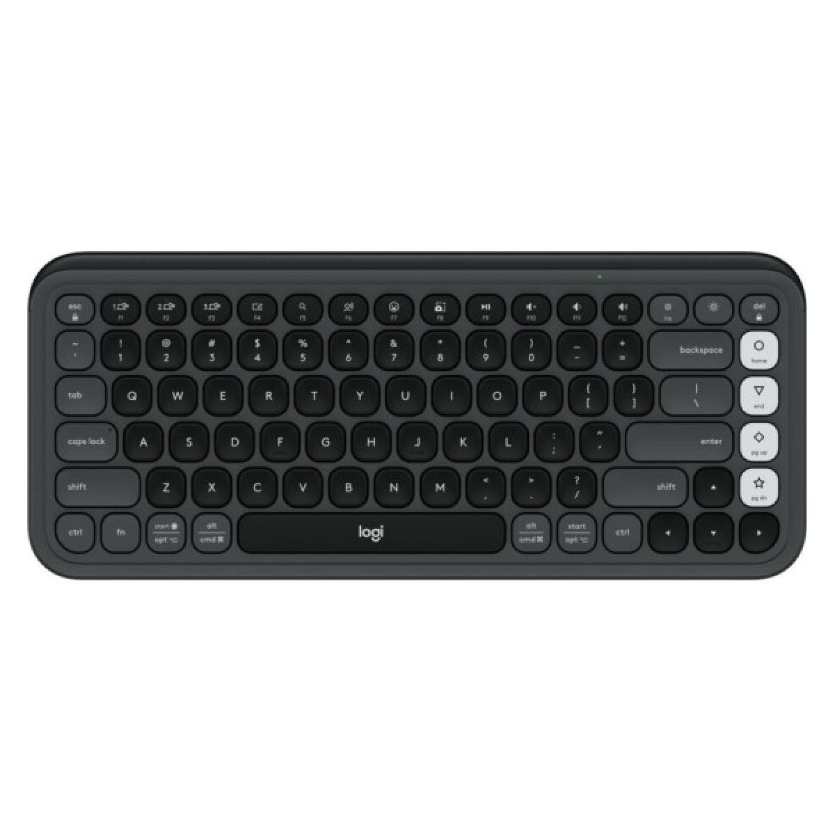 LOGITECH Pop Icon Πληκτρολόγιο, Γκρίζο / Άσπρο