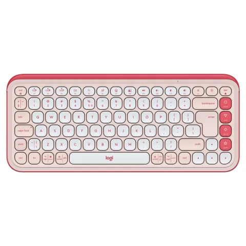 LOGITECH Pop Icon Πληκτρολόγιο, Ροζέ