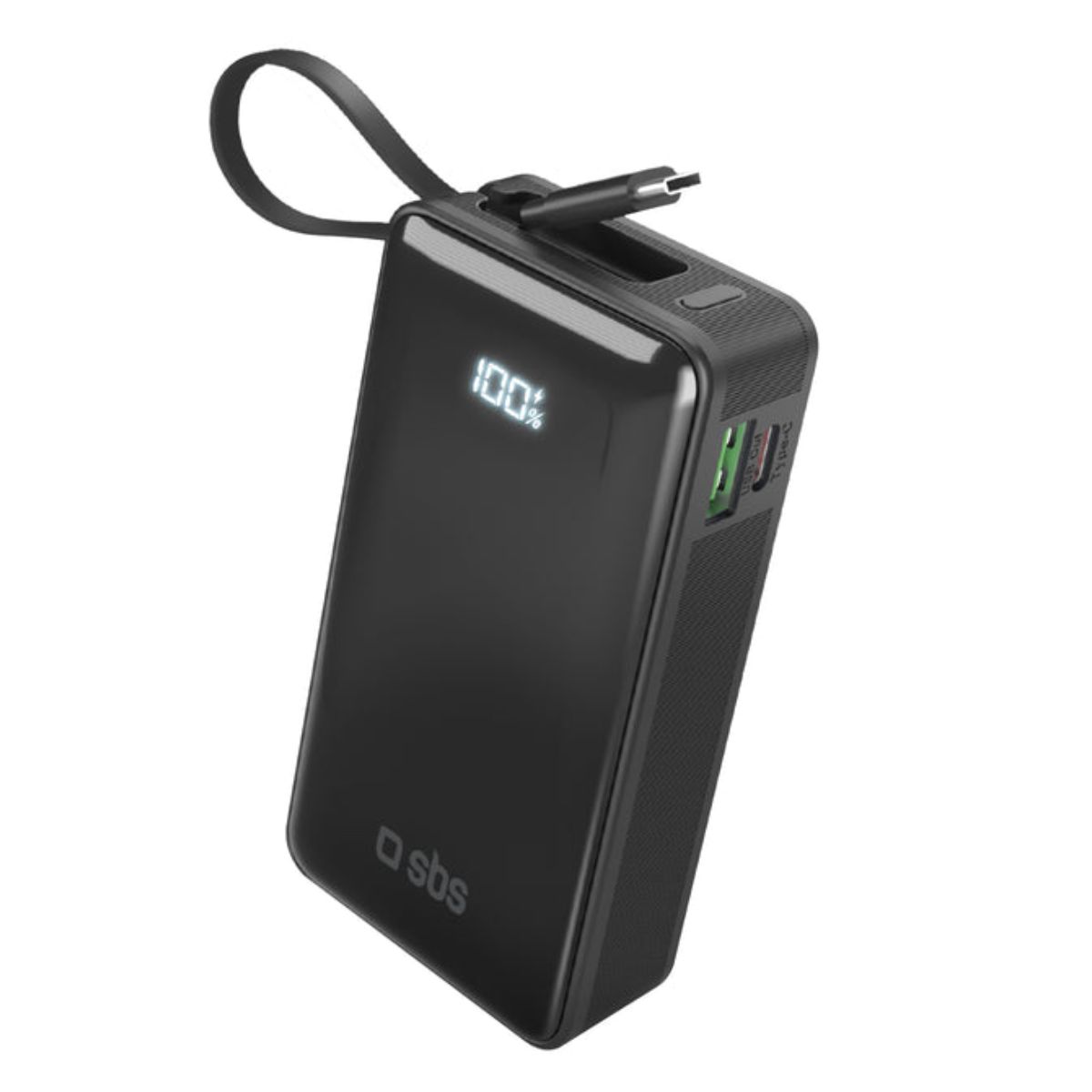 SBS TTBB10000LCDTCPD20K Φορητή Μπαταρία 10.000mAh, Μαύρο