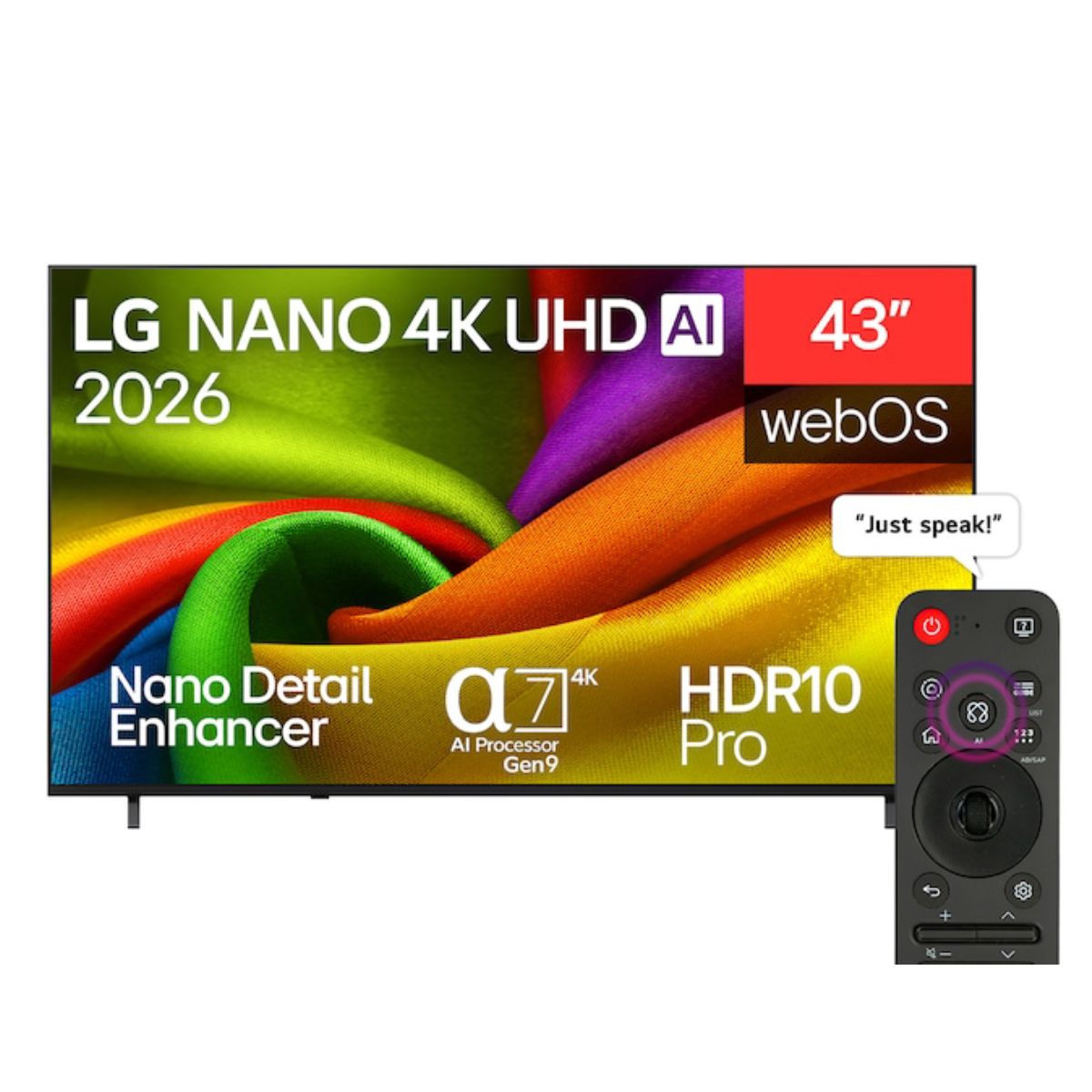 LG 43NU850B6LA Nano UHD 4K Τηλεόραση, 43″