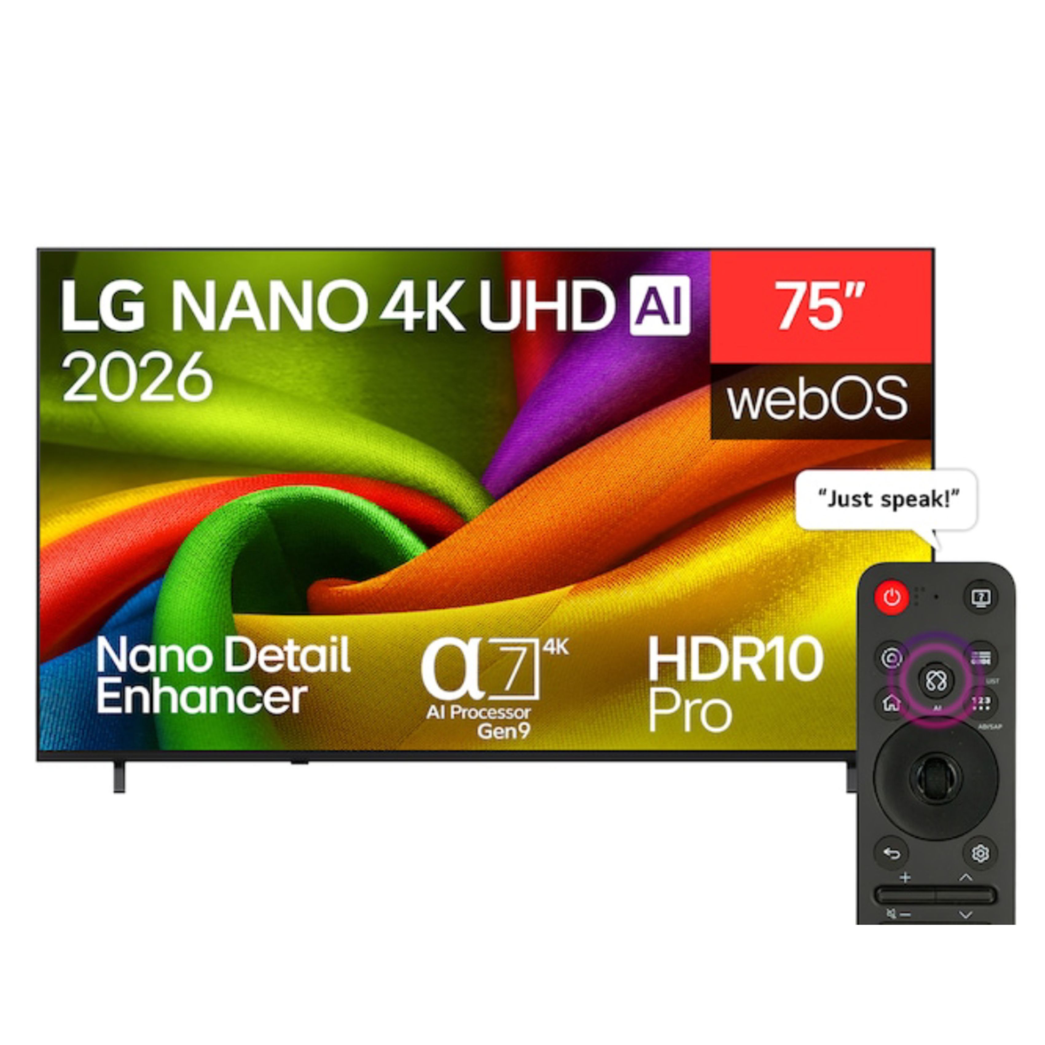 LG 75NU8E0B3LA Nano UHD 4K Τηλεόραση, 75″