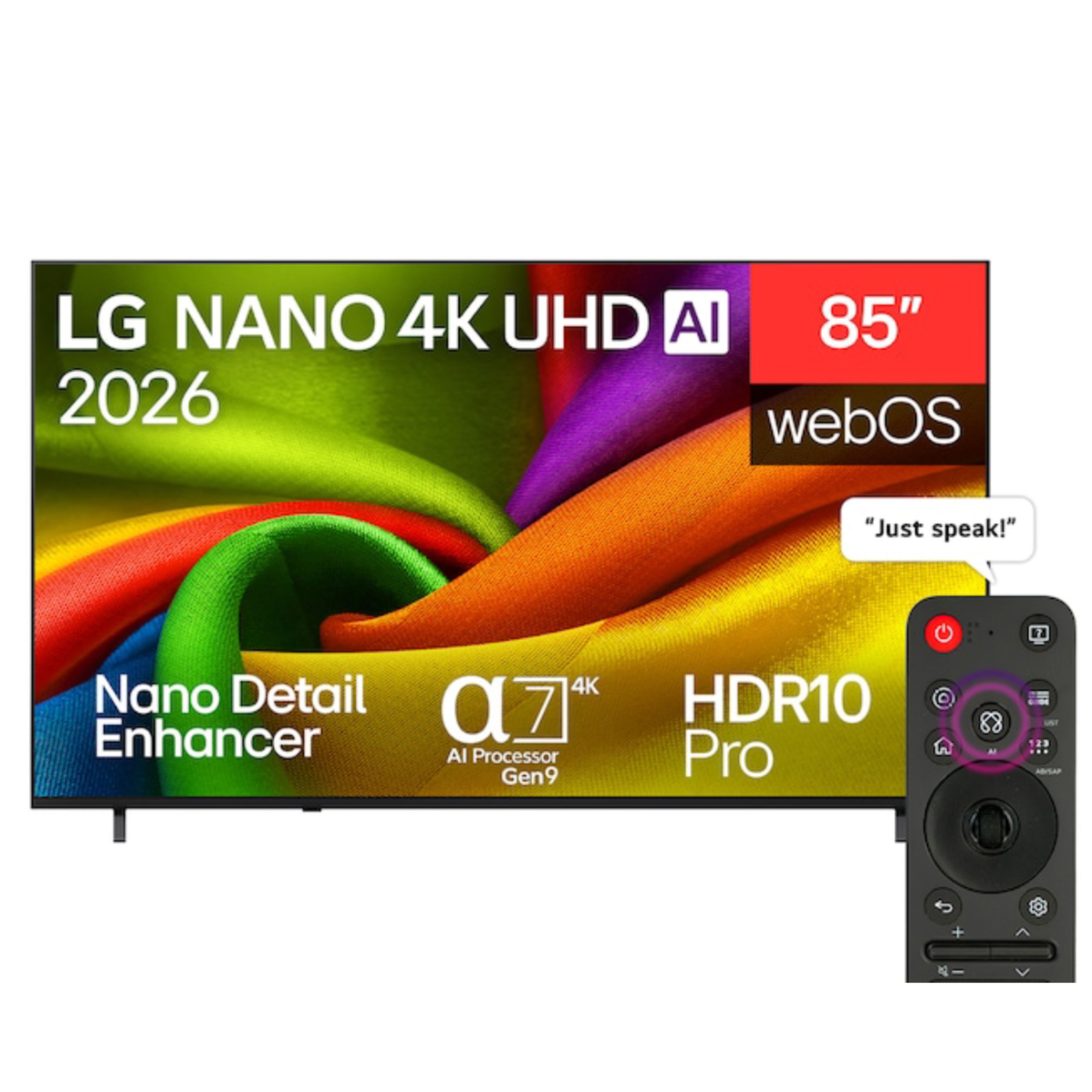 LG 85NU8E0B3LA Nano UHD 4K Τηλεόραση, 85″