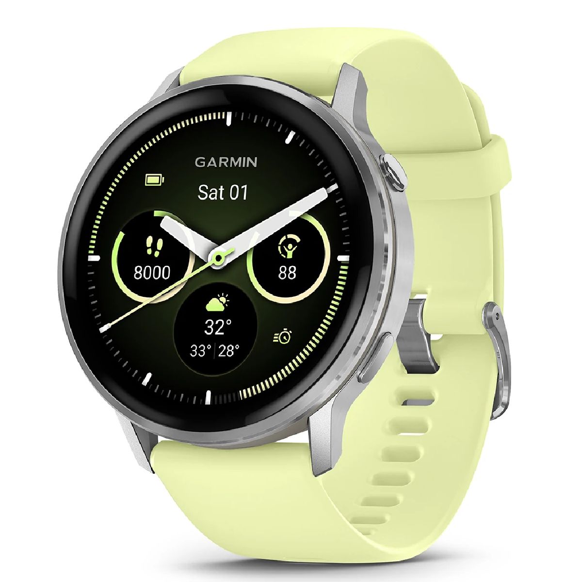 GARMIN 010-03014-02 Venu 4 Smartwatch 45mm, Γκρίζο / Σιτρόν