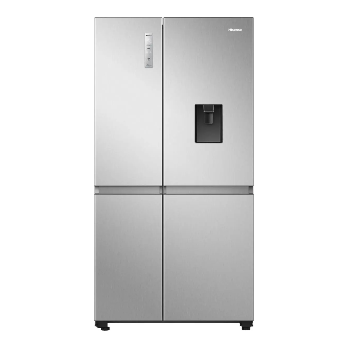 HISENSE RS840N4WCE Ψυγείο Ντουλάπα 649Lt με Δοχείο Νερού, Inox
