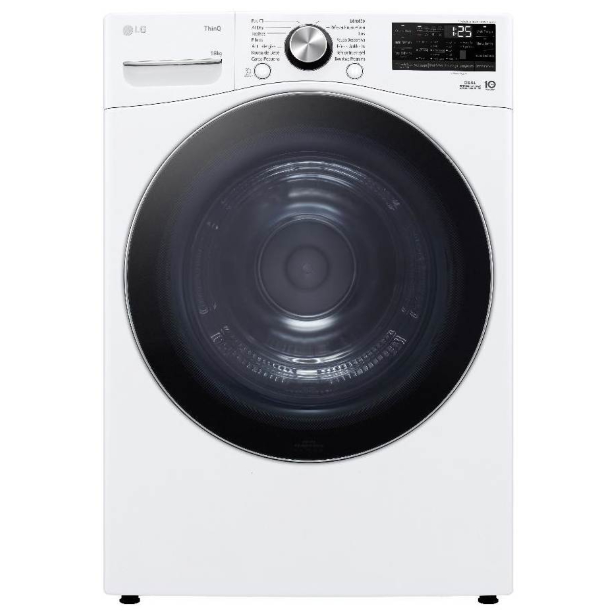 LG RH18U8AVCW Στεγνωτήριο Ρούχων 18kg, Άσπρο