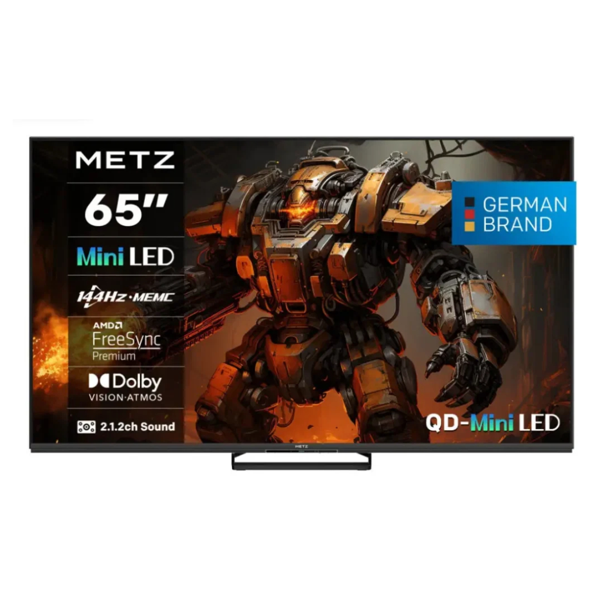 METZ 65MNE8000Z QLED Mini LED 4K Google Τηλεόραση, 65″