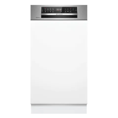 BOSCH SPI6EMS21E Ημιεντοιχιζόμενο Πλυντήριο Πιάτων 45cm, Brushed Steel