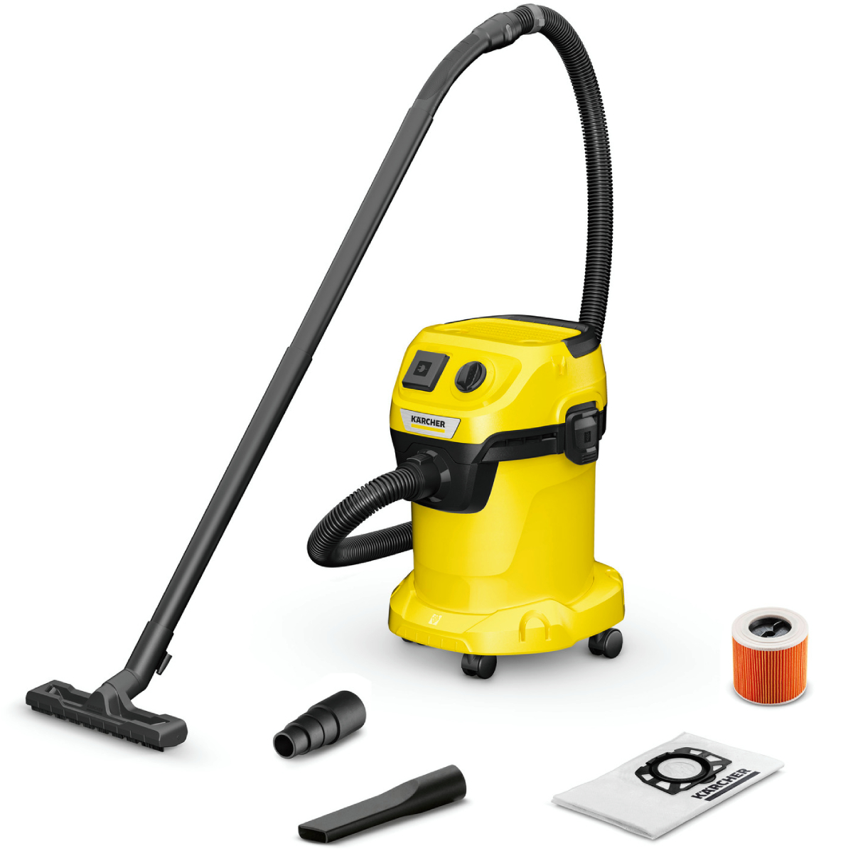 KARCHER WD 3 P V-17/4/20 Ηλεκτρική Σκούπα για Υγρά & Ξηρά