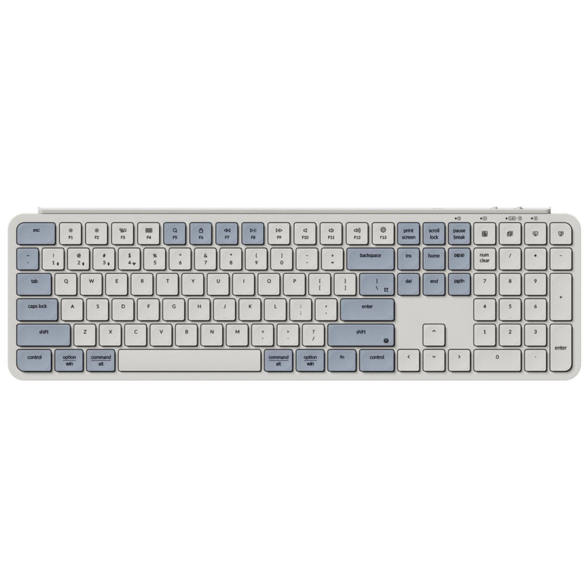 KEYCHRON B6 Pro Ultra-Slim Ασύρματο Πληκτρολόγιο, Ρετρό Μπλε