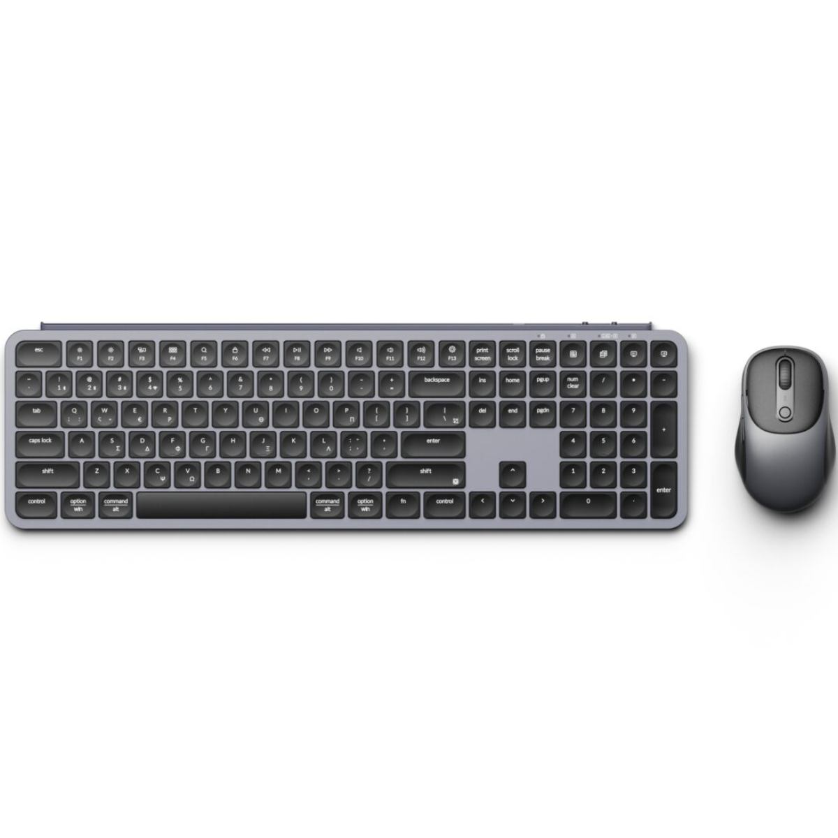 KEYCHRON B6 Pro Ασύρματο Πληκτρολόγιο – Ελληνικό/Αγγλικό και BM24 Ποντίκι Combo, Μπλε