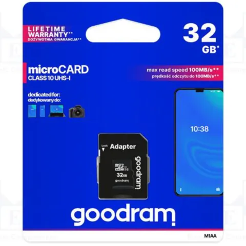 GOODRAM M1AA-0320R12 Κάρτα Μνήμης MicroSD 32GB