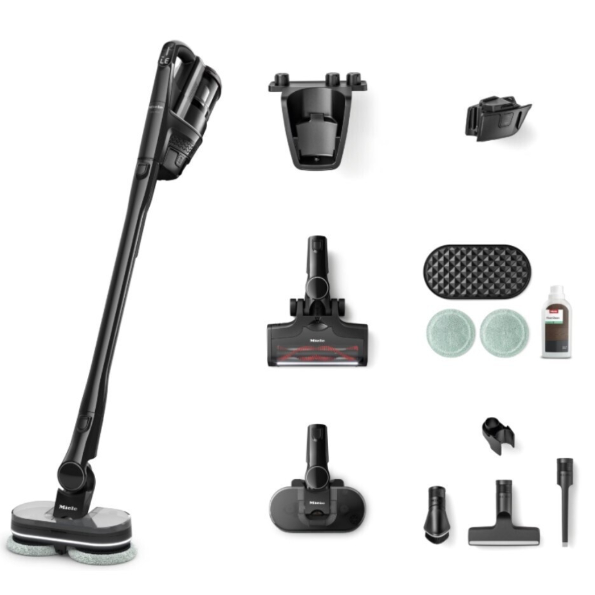 MIELE Triflex HX3 Aqua Ασύρματη Ηλεκτρική Σκούπα Stick, Μαύρο