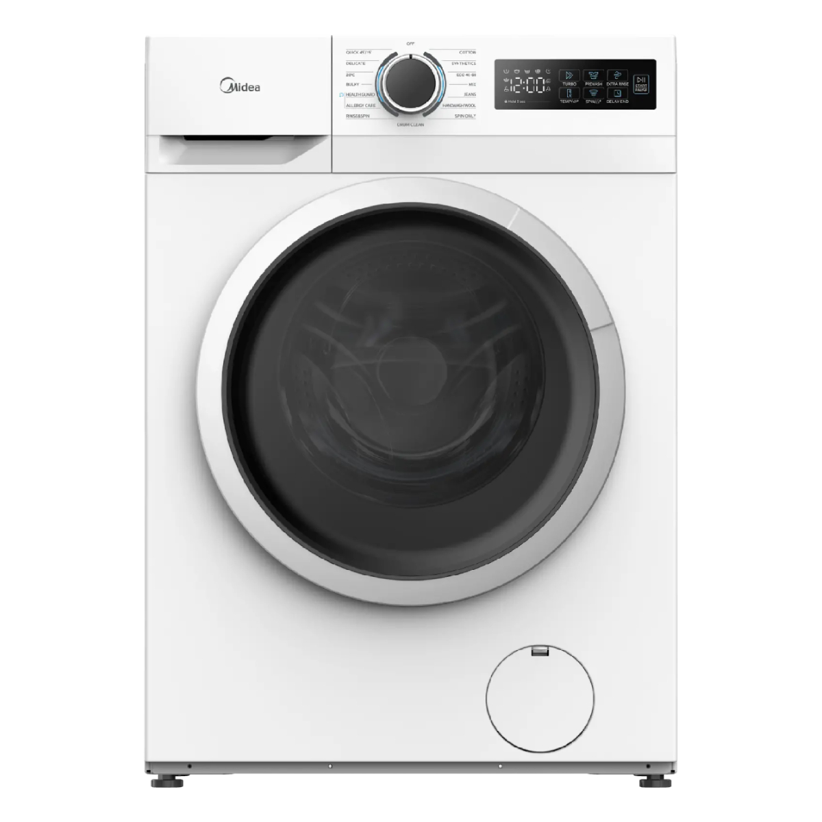 MIDEA MF110W70B/W-CYA Πλυντήριο Ρούχων 7 kg, Άσπρο