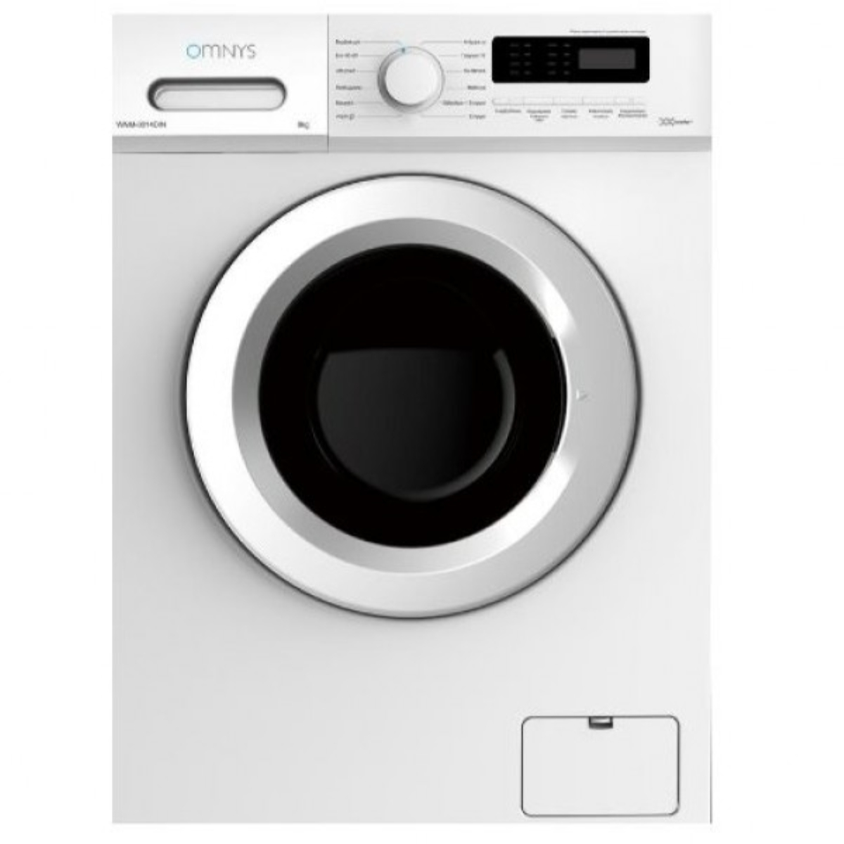 OMNYS WNM-8014AINS Πλυντήριο Ρούχων 8kg με Ατμό, Άσπρο