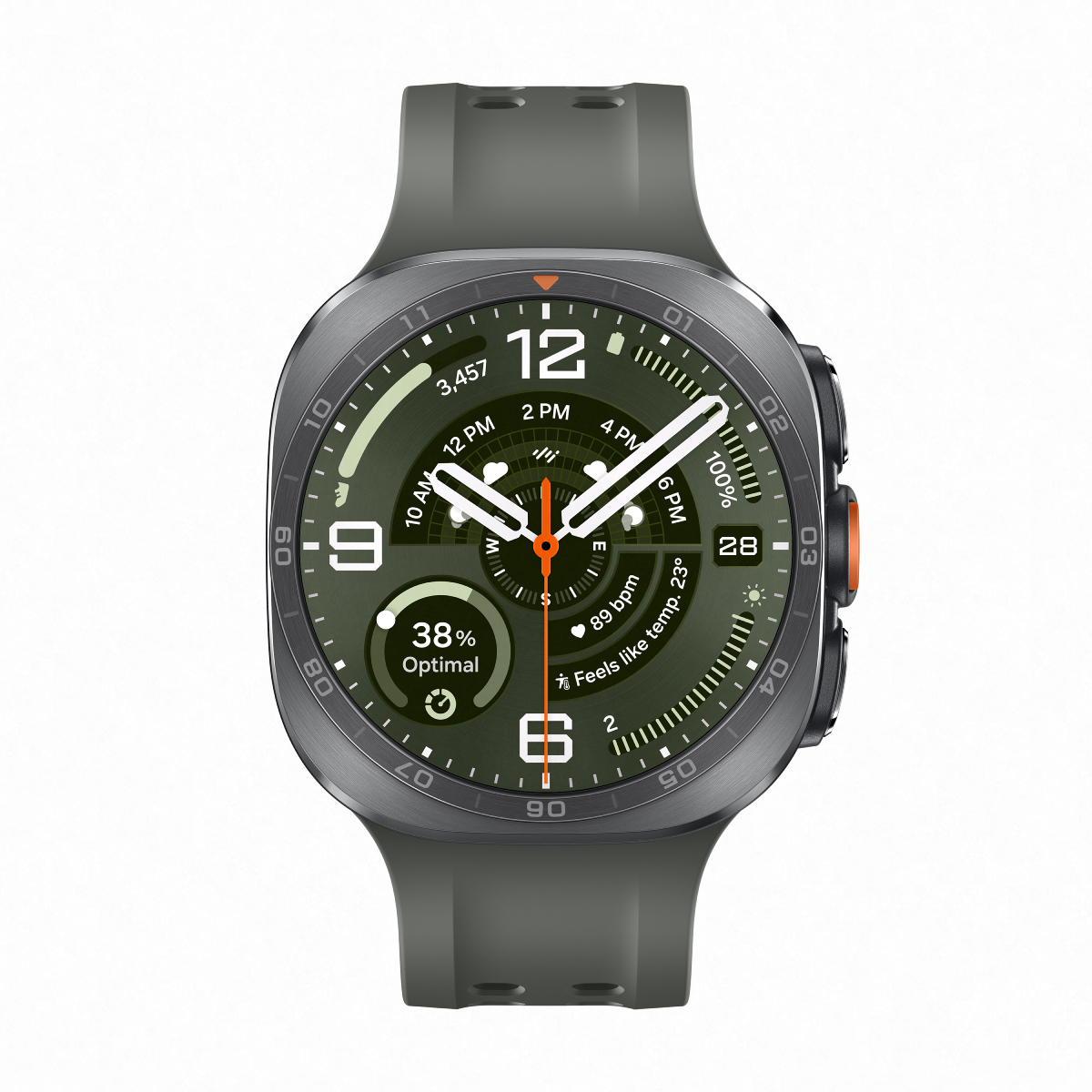 SAMSUNG SM-L715FZSAEUE Galaxy Watch Ultra2 Smartwatch, Ασημί