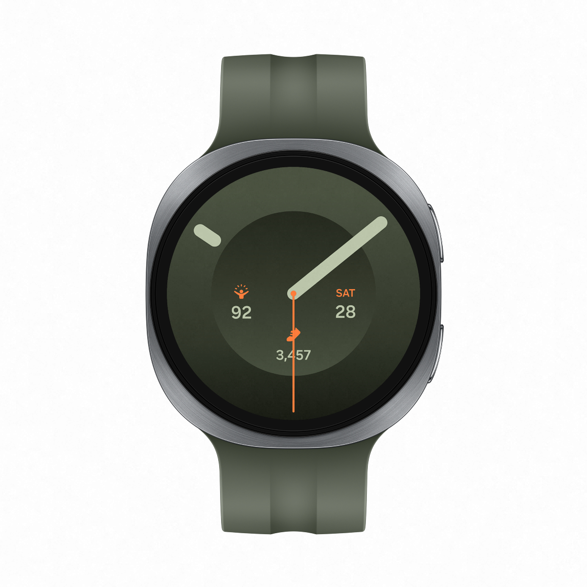 SAMSUNG SM-L350NZSAEUE Galaxy Watch9 Smartwatch 44 mm, Ασημί