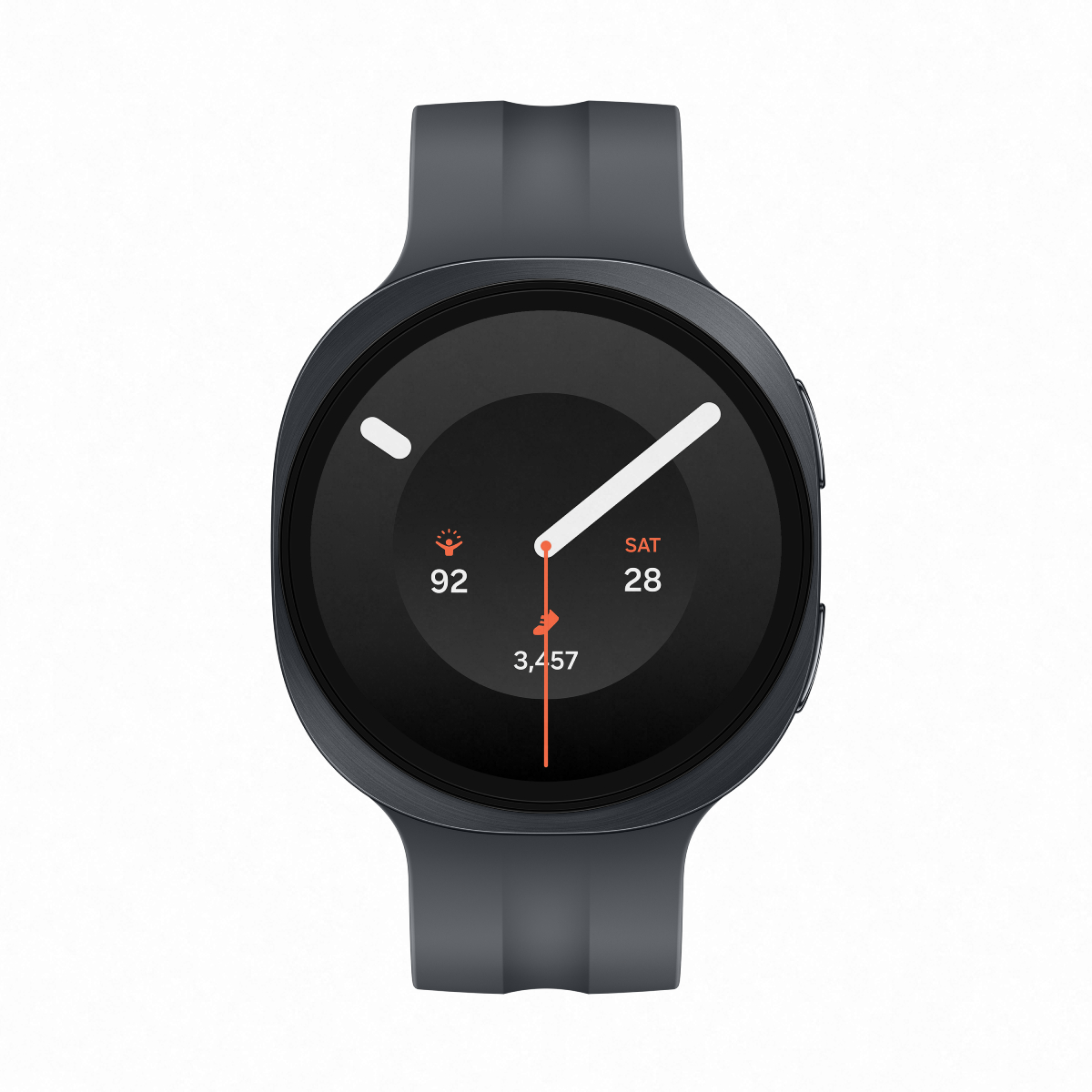 SAMSUNG SM-L355FZKAEUE Galaxy Watch9 Smartwatch 44 mm LTE, Μολυβί