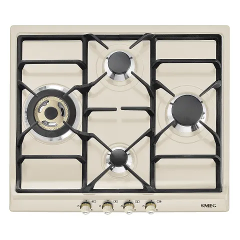 SMEG SR764PO Εστία Υγραερίου, 60 cm, Κρεμ