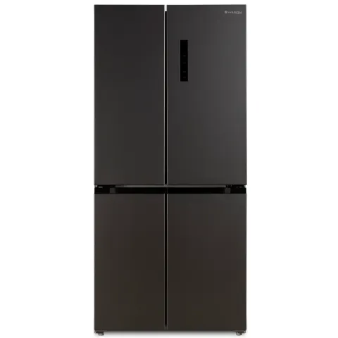 WILSON W4D516SDI.UK Ψυγείο Τετράπορτο, Σκούρο Inox